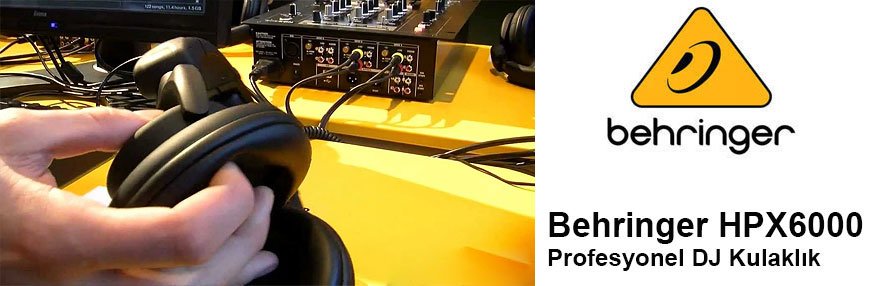 Behringer HPX6000 DJ Kulaklık