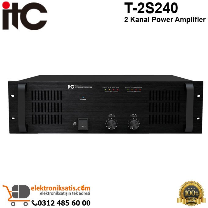 ITC T-2S240 2 Kanal Power Amplifier