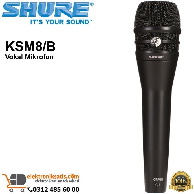 Shure KSM8 B Vokal Mikrofon