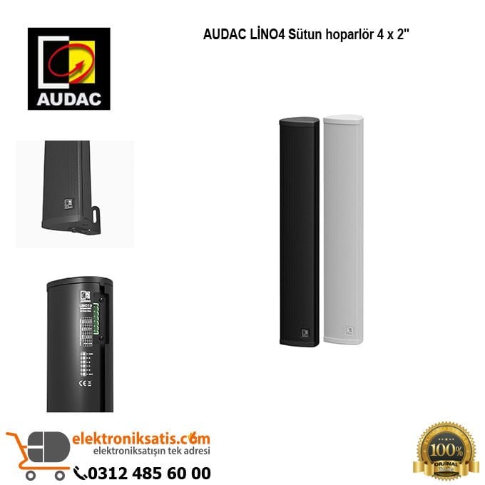 AUDAC LİNO4 Sütun hoparlör 4 x 2''