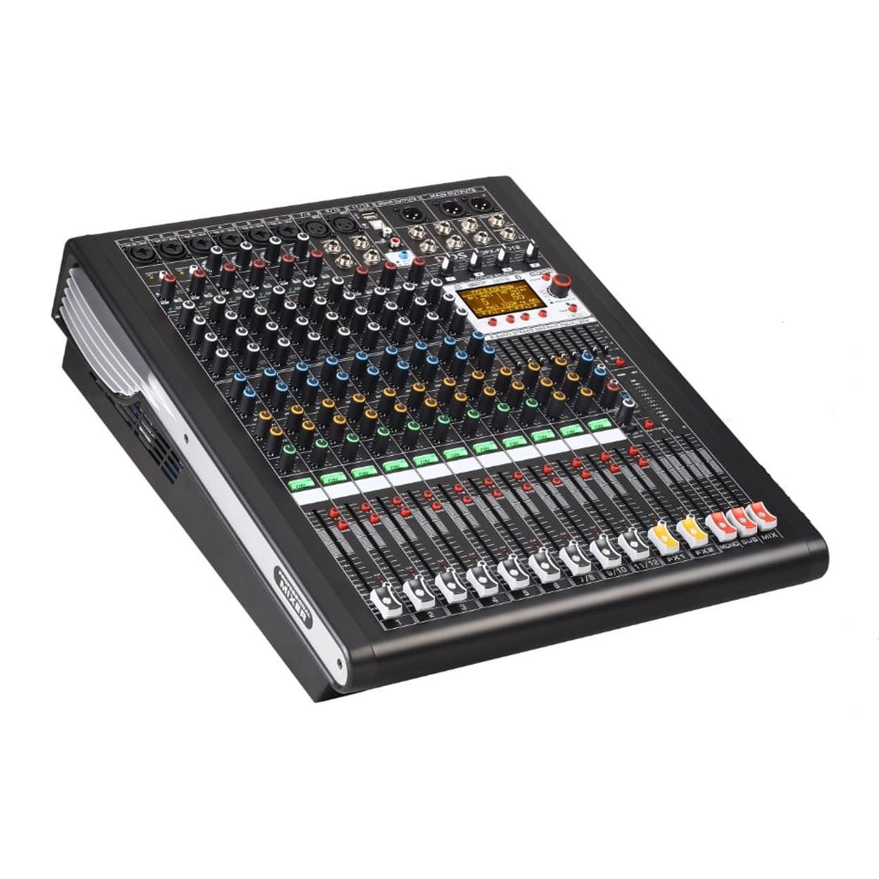 DDS DPX-PRO12 12 Kanal USB 4x1250 Watt Power Mikser