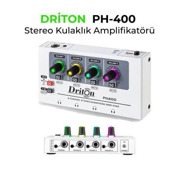 Driton PH400 4 Kanal Stereo Kulaklık Amplifikatörü