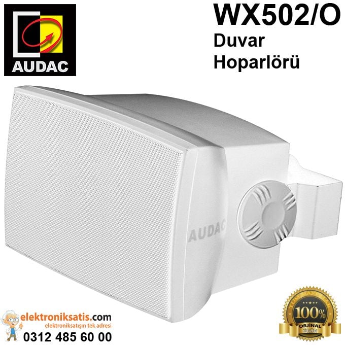 AUDAC WX502/O 50 Watt Dış Ortam Duvar Hoparlörü Beyaz