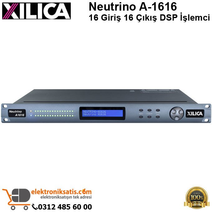 XILICA Neutrino A-1616 16 Giriş 16 Çıkış DSP İşlemci