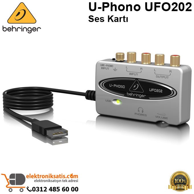 Behringer U-Phono UFO202 Ses Kartı