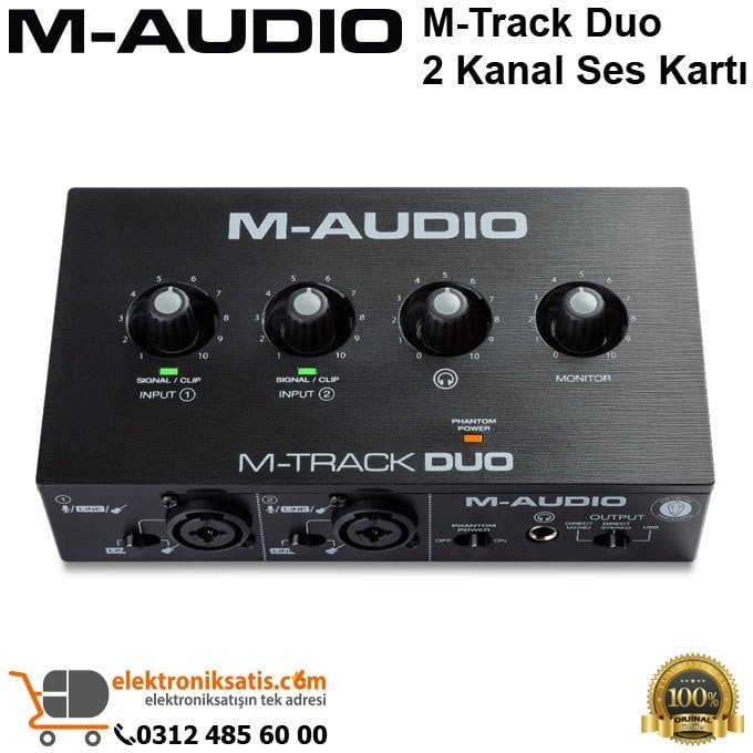 M-AUDIO M-Track Duo 2 Kanal Ses Kartı
