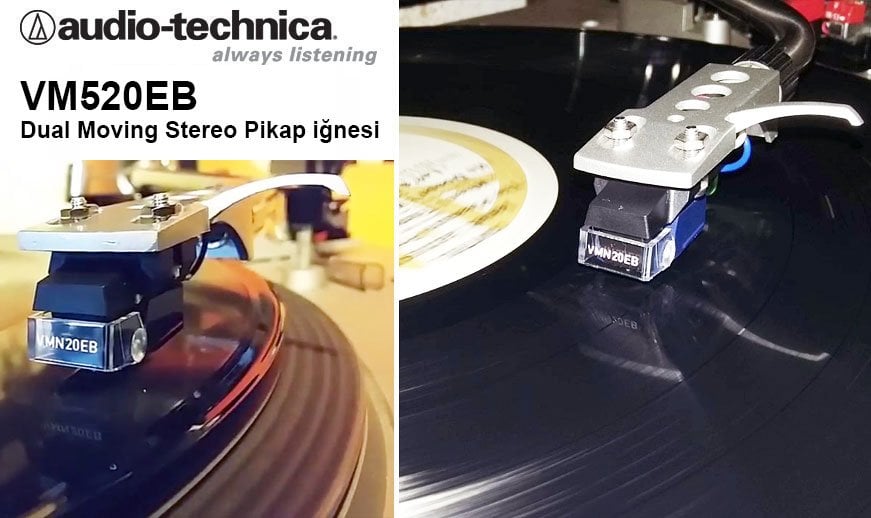 Audio Technica VM520EB Dual Moving Pikap ignesi