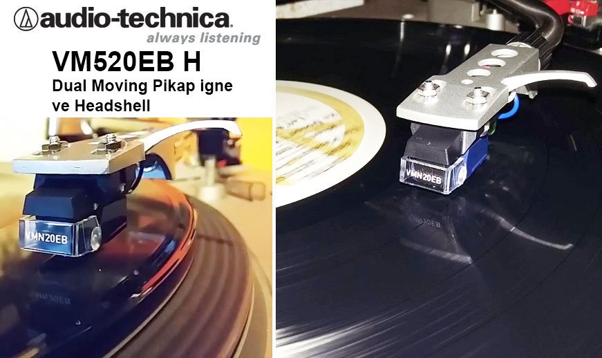 Audio Technica VM520EB H Pikap igne ve Headshell