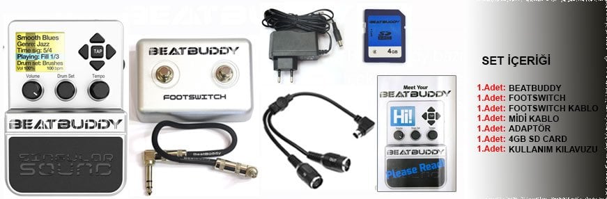 BeatBuddy Singular Sound Efekt Pedal Seti