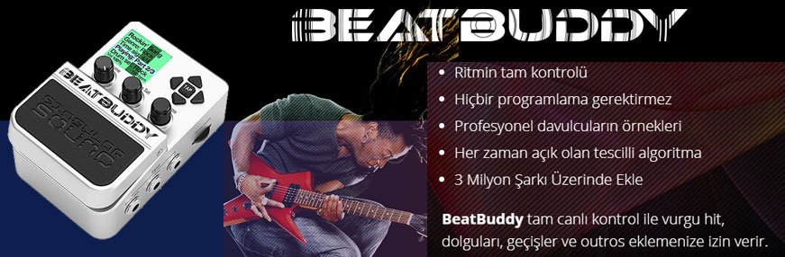 BeatBuddy Singular Sound Efekt Pedal Seti