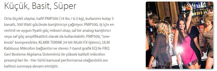 Behringer EUROPOWER PMP500 Power Mikser