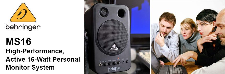 Behringer MS16 Aktif Stüdyo Monitör Hoparlör