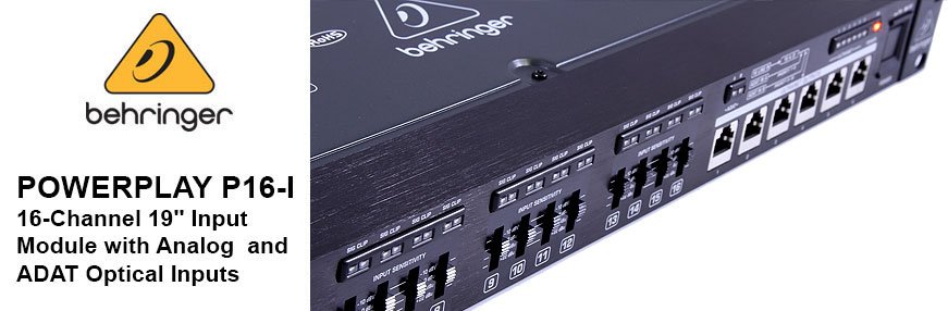 Behringer Powerplay P16-I 16 Kanal input Modul