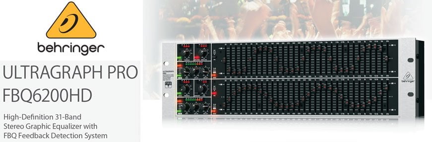 Behringer Ultragraph Pro FBQ6200HD Graphic Equalizer