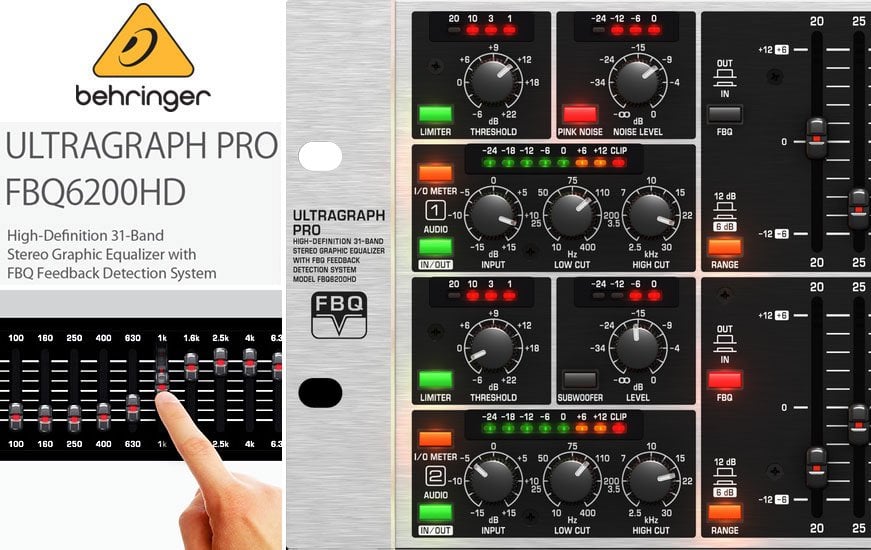 Behringer Ultragraph Pro FBQ6200HD Graphic Equalizer