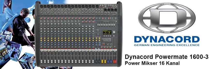 Dynacord Powermate 1600-3 Power Mikser 16 Kanal