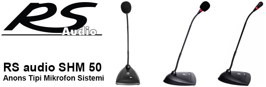 RS audio SHM 50 Anons Tipi Mikrofon Sistemi