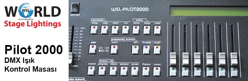 WSLightings Pilot 2000 DMX Işık Masası