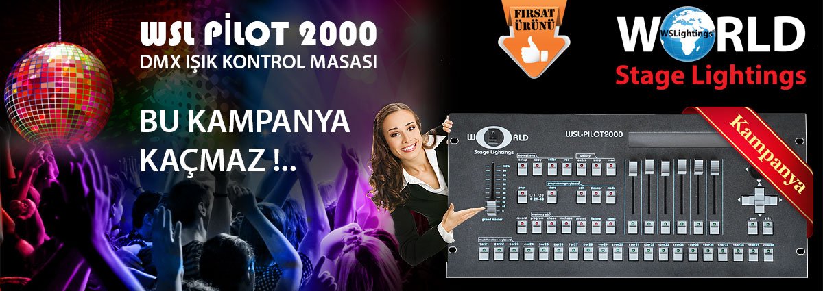 WSLightings Pilot 2000 DMX Işık Masası