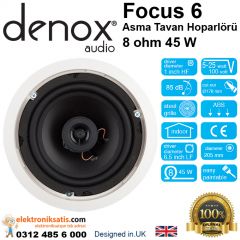 Denox Focus 6 Asma Tavan Hoparlörü