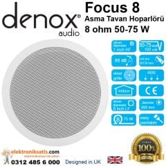 Denox Focus 8 Asma Tavan Hoparlörü