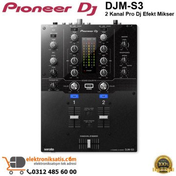 Pioneer Dj DJM-S3 2 Kanal Pro Dj Efekt Mikser