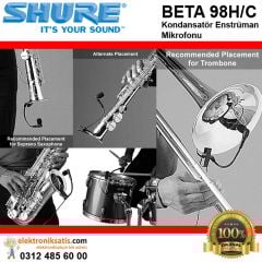 Shure BETA 98H/C Kondansatör Enstrüman Mikrofonu