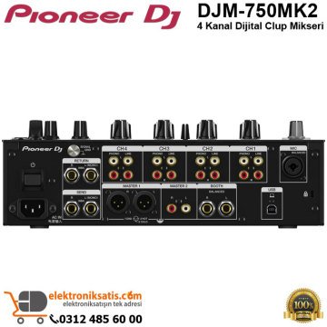 Pioneer Dj DJM-750MK2 4 Kanal Dijital Clup Mikseri