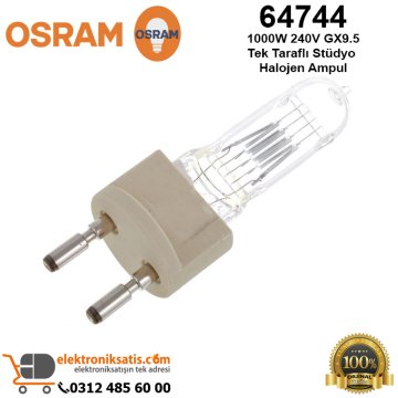 Osram 64744 1000 Watt 240 Volt GX9.5 Tek Taraflı Stüdyo Halojen Ampul