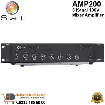 Start AMP200 5 Kanal 100V Mixer Amplifier