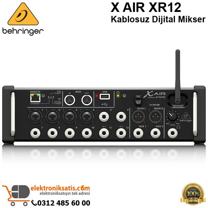 Behringer X AIR XR12 Kablosuz Dijital Mikser