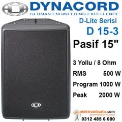 Dynacord D-Lite D 15-3 Pasif Hoparlör