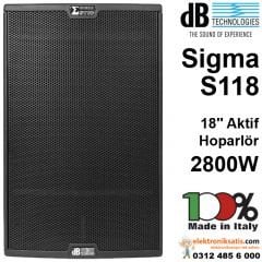 dB technologies sigma S118 Aktif Subwoofer Hoparlör