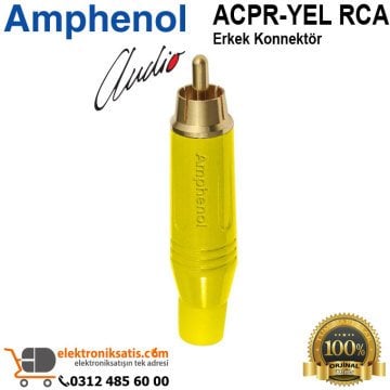 Amphenol ACPR-YEL RCA Erkek Konnektör