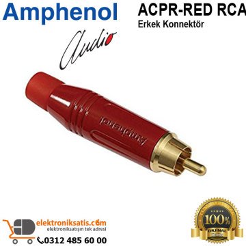 Amphenol ACPR-RED RCA Erkek Konnektör