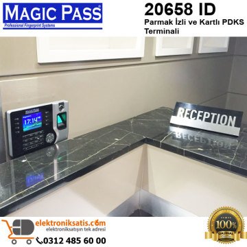 Magic Pass 20658 ID Parmak İzli ve Kartlı PDKS Terminali