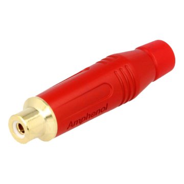 Amphenol ACJR-RED RCA Dişi Konnektör