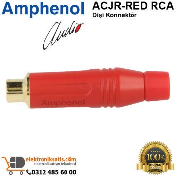 Amphenol ACJR-RED RCA Dişi Konnektör