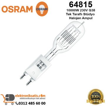 Osram 64815 10000 Watt 230 Volt G38 Tek Taraflı Stüdyo Halojen Ampul