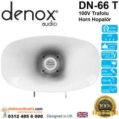 Denox DN-66 T 100V Trafolu Horn Hoparlör
