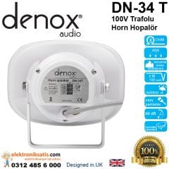 Denox DN-34 T 100V Trafolu Horn Hoparlör