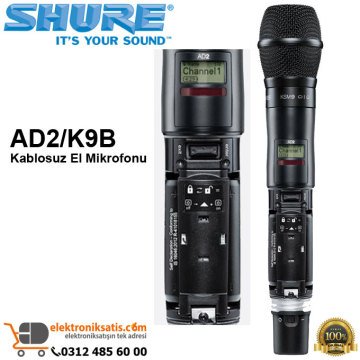 Shure AD2/K9B Kablosuz El Mikrofonu