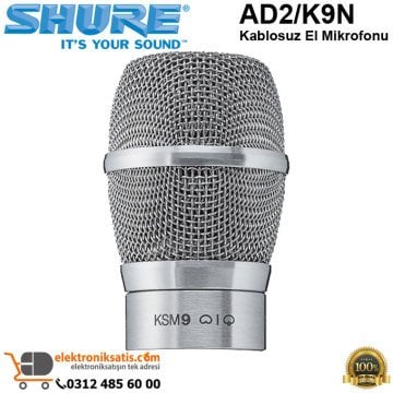 Shure AD2/K9N Kablosuz El Mikrofonu