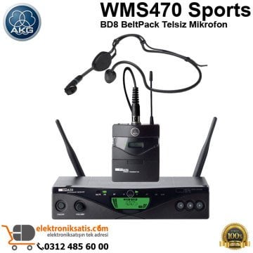 AKG WMS470 Sports Set BD8 BeltPack Telsiz Mikrofon