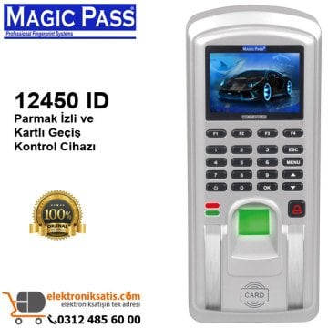 Magic Pass 12450 ID Parmak İzli ve Kartlı Geçiş Kontrol Cihazı