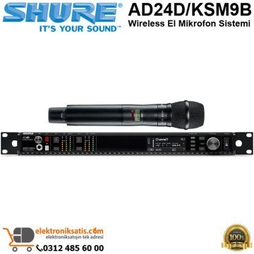 Shure AD24D/KSM9B Wireless El Mikrofon Sistemi