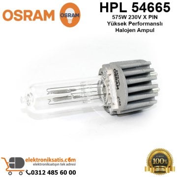 Osram HPL 54665 575 Watt 230 Volt X PIN Yüksek Performanslı Halojen Ampul