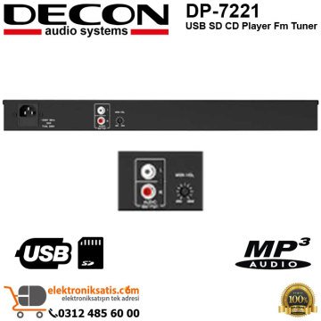 Decon DP-7221 USB SD CD Player Fm Tuner