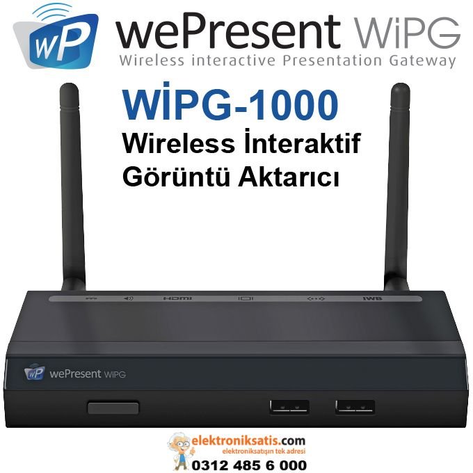 Wepresent Wipg-1000 Wireless İnteraktif  Görüntü Aktarıcı