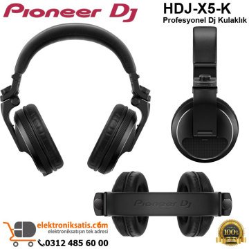 Pioneer Dj HDJ-X5-K Profesyonel Dj Kulaklık